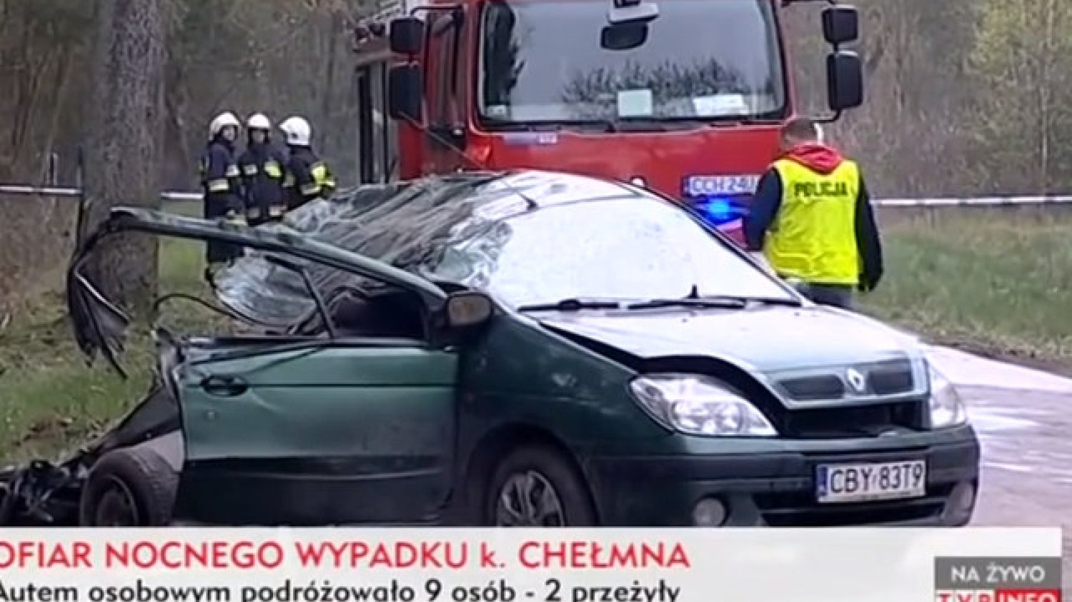 W wypadku, do jakiego doszło w Klamrach, zginęło siedem osób