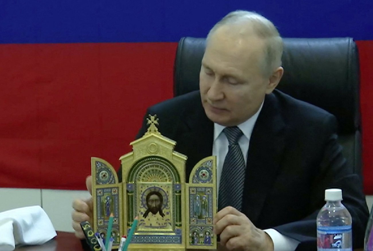 Władimir Putin miał odwiedzić Dniepr i Ługańsk. Ukraina wątpi, czy w ogóle tam był.