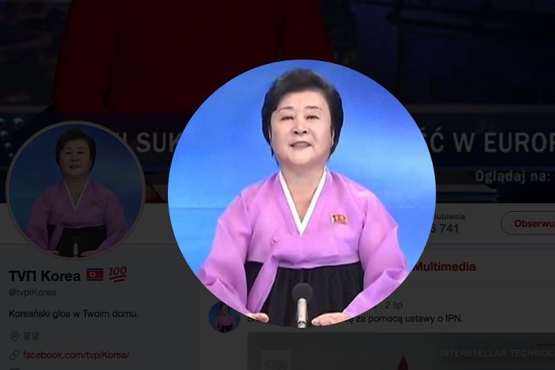 TVΠ Korea - prześmiewczy profil komentujący "dobrą zmianę" - powstał w lutym 2017 roku.