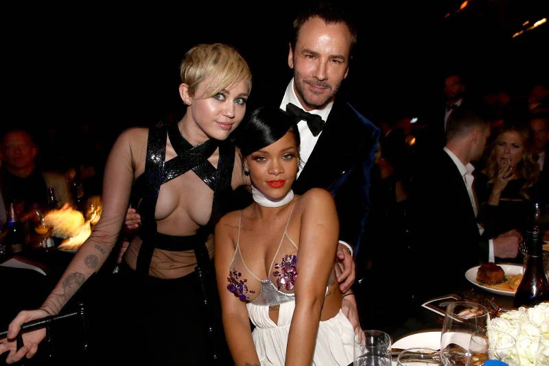 Miley Cyrus, Tom Ford i Rihanna