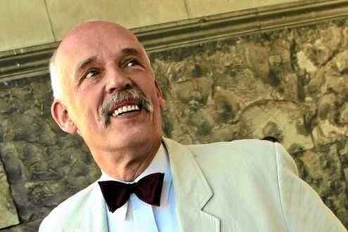 Janusz Korwin-Mikke, szef Kongresu Nowej Prawicy