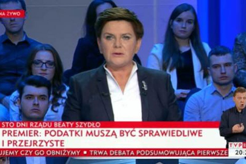 Beata Szydło podsumowała 100 dni rządu w specjalnym programie.
