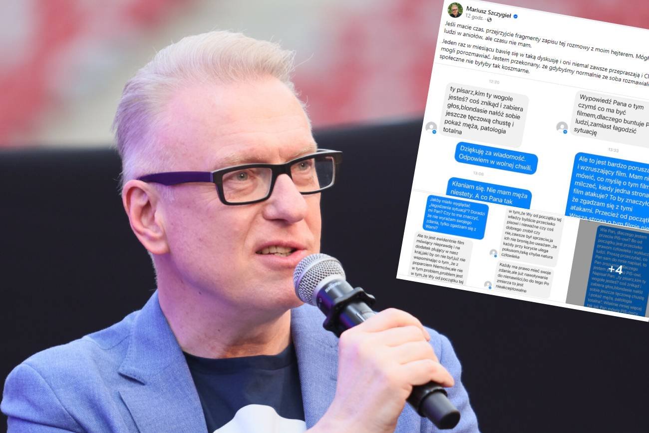 Mariusz Szczygieł pokazał rozmowę z hejterem