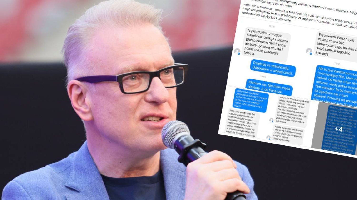 Mariusz Szczygieł pokazał rozmowę z hejterem