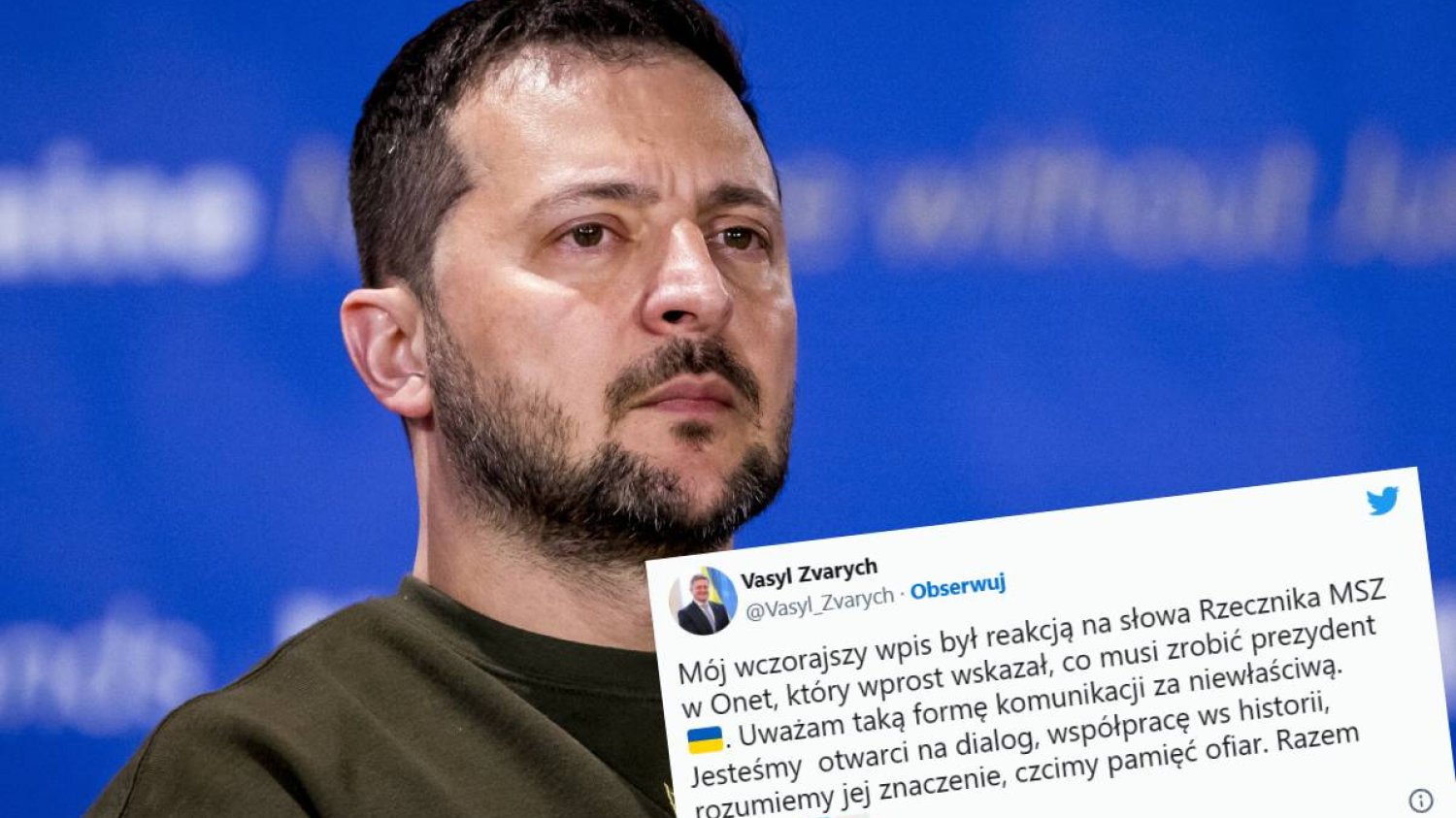 Co z przeprosinami dla Polski? Nowy wpis ambasadora Ukrainy