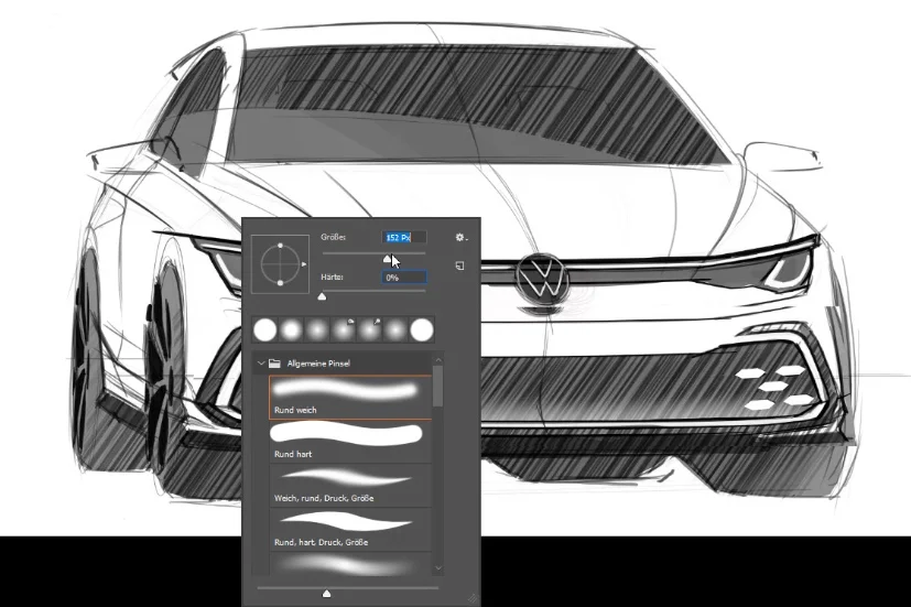 Projektowanie VW Golfa GTI