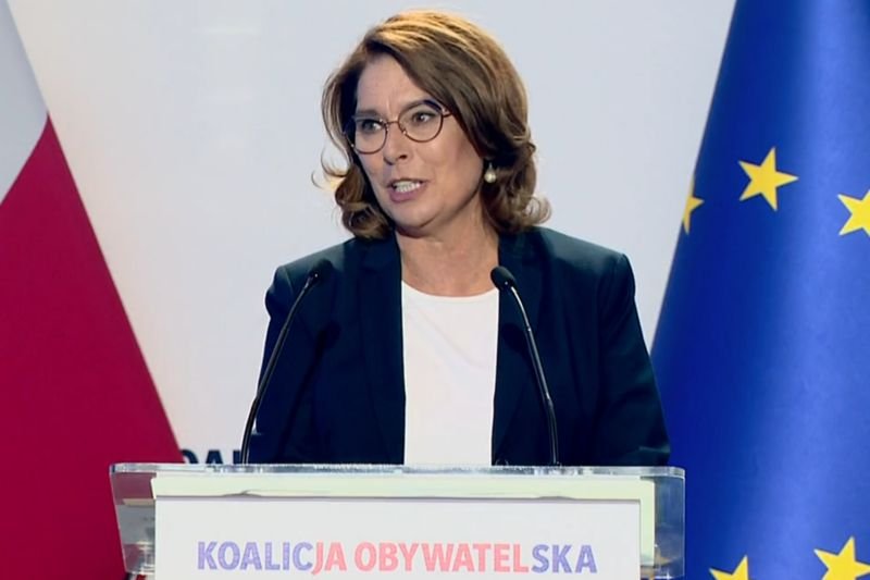 Kandydatka KO na premiera zaprezentowała program ugrupowania podczas piątkowej konwencji.