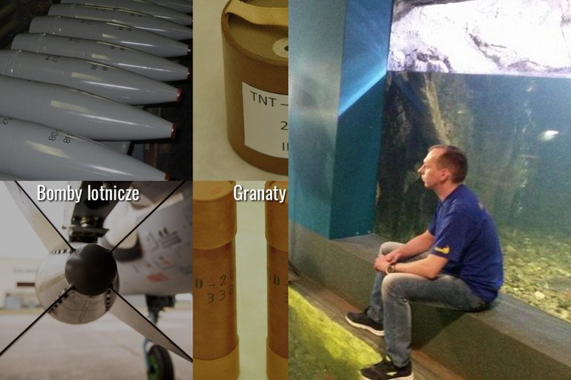 Szef firmy akwarystycznej odpowiada teraz za produkcję pocisków, bomb i materiałów wybuchowych dla polskiej armii.