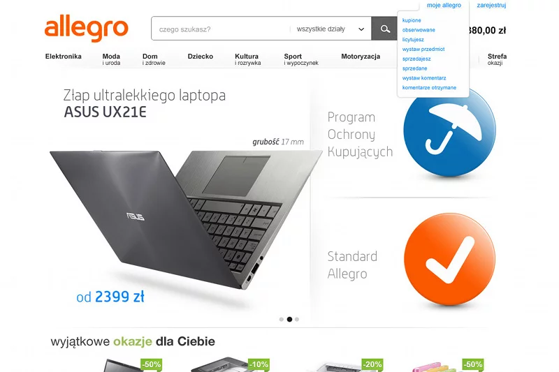 Tak wygląda nowa wersja Allegro. To największa zmiana w 13-letniej historii serwisu.