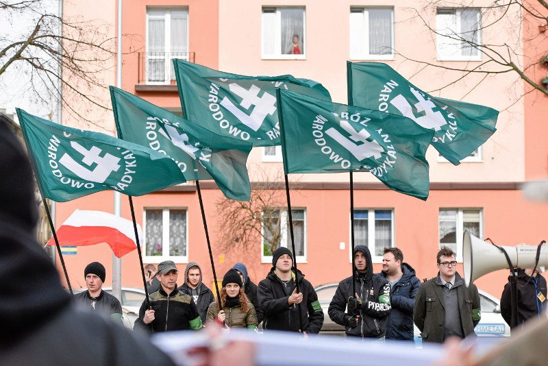 Manifestacja ONR, zdjęcie poglądowe.