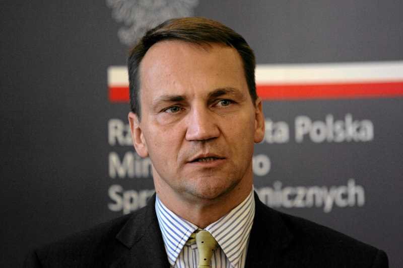Na zdjęciu szef MSZ Radosław Sikorski