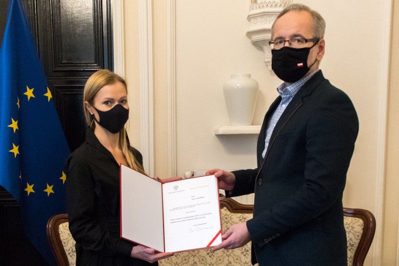Anna Goławska awansowała na funkcję wiceministra w resorcie zdrowia.
