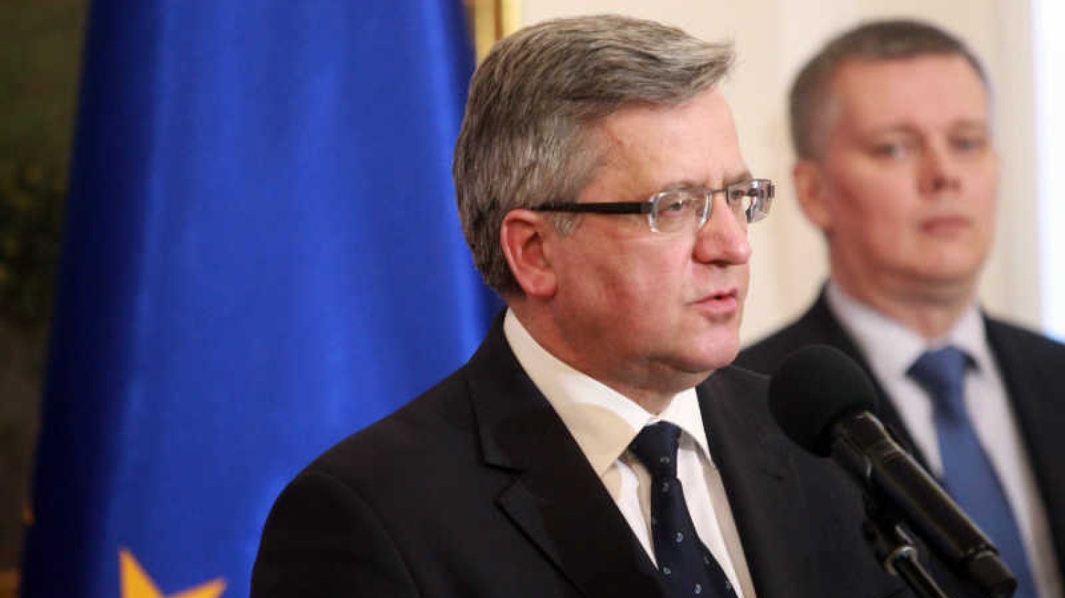 Bronisław Komorowski deklaruje udział Polski w ewentualnej misji pokojowej na Ukrainie.