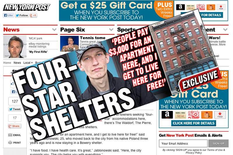 Polak Michał Jabłonowski bohaterem tabloidu "New York Post"