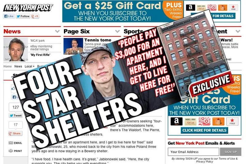 Polak Michał Jabłonowski bohaterem tabloidu "New York Post"