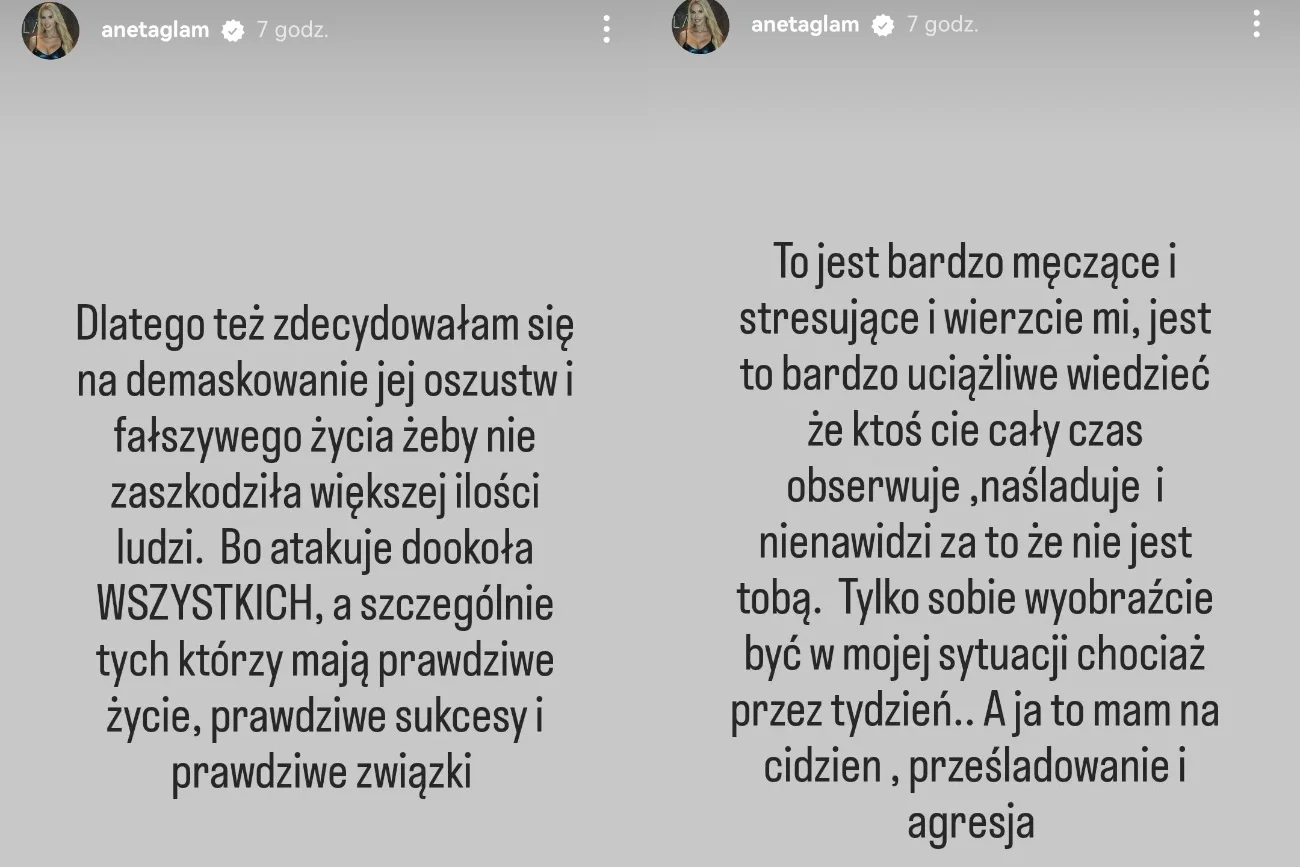 Caroline Derpienski nęka Anetę Glam? "Od miesięcy jestem prześladowana"