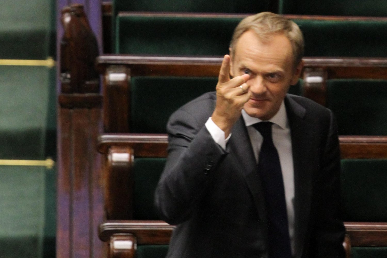 Premier Donald Tusk w Sejmie.