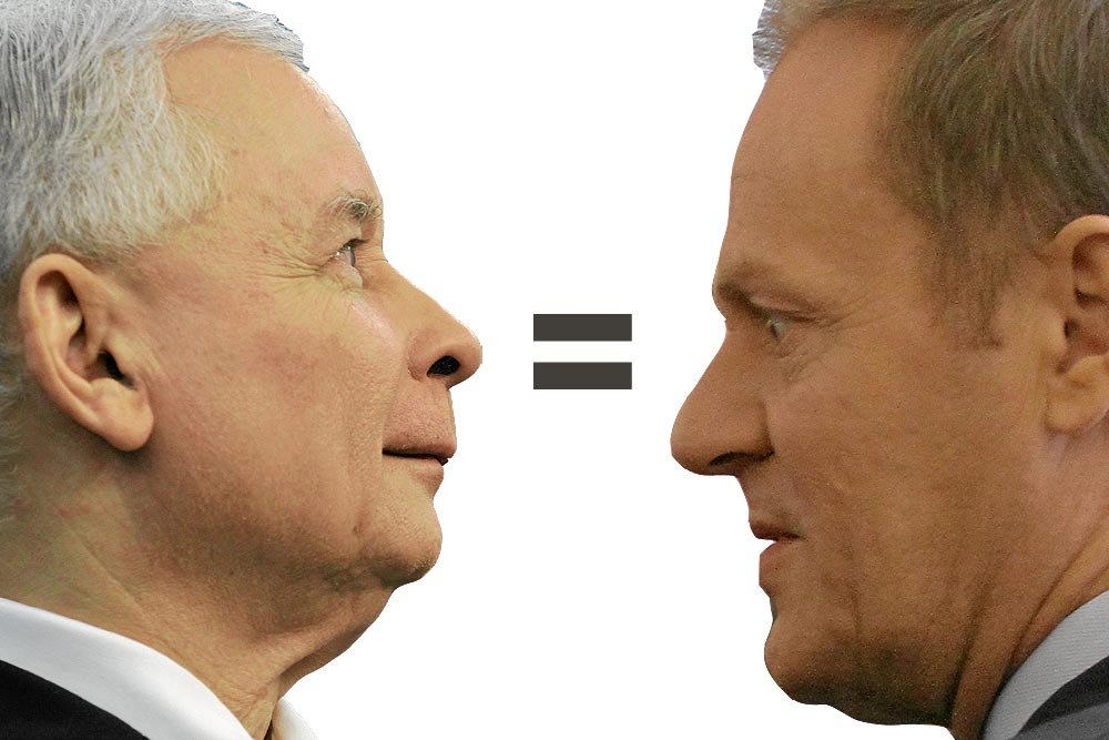 Donald Tusk i Jarosław Kaczyński