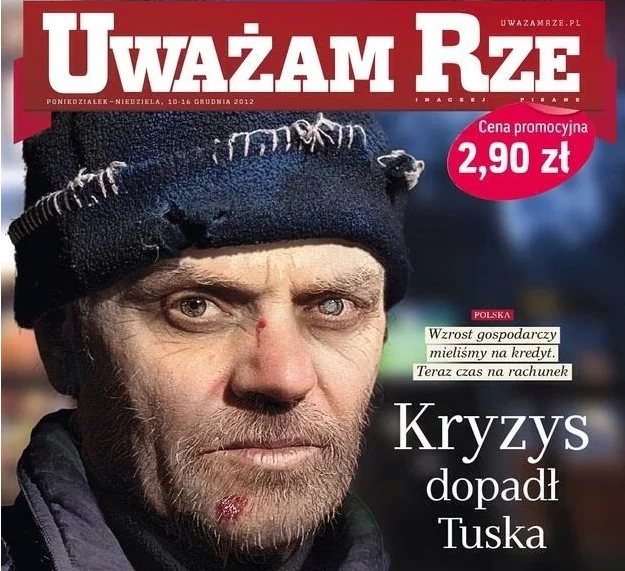Okładka nowego "Uważam Rze".