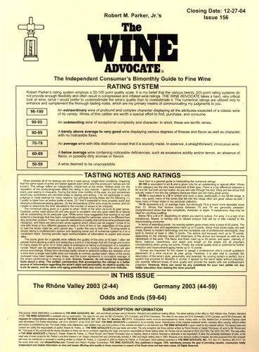 "The Wine Advocate", dwumiesięcznik wydawany przez Parkera od 1978 r.