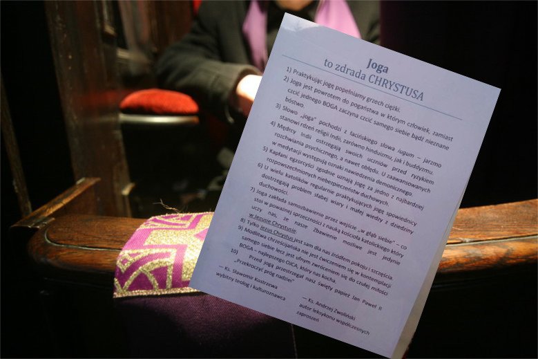 Proboszcz ze Szczecina wziął na celownik uprawianie jogi. Jego zdaniem to grzech ciężki i "zdrada Chrystusa".