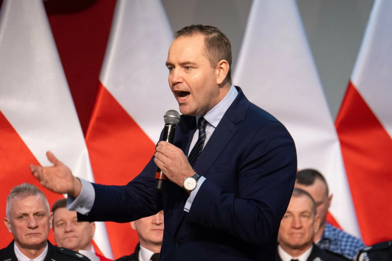 Karol Nawrocki w Łukowie. Skrytykował działania Ukrainy.