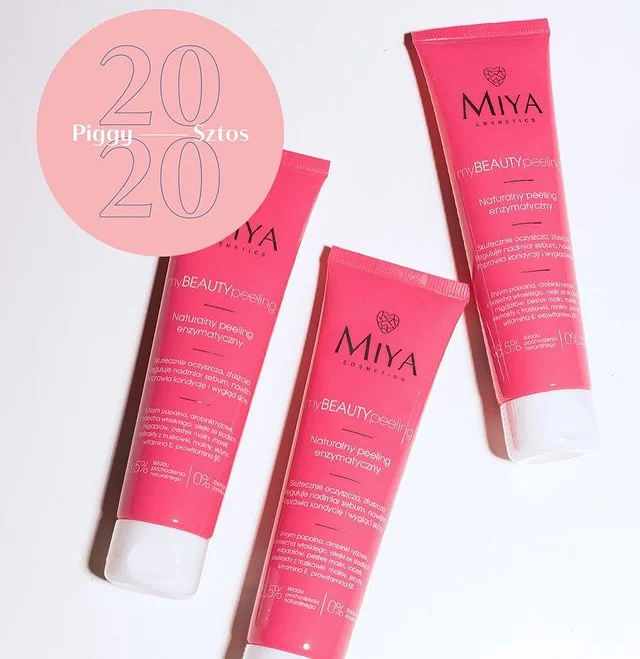 Naturalny peeling enzymatyczny polskiej marki Miya