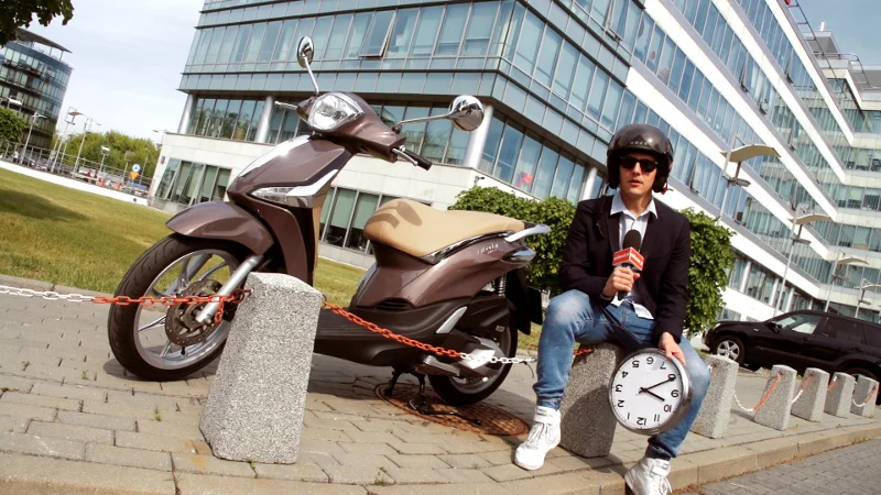 Krzysztof Majak testuje Piaggio Liberty ABS 125