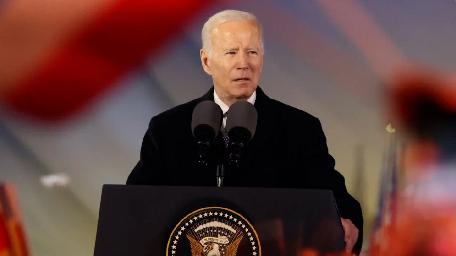 Wizyta Joe Bidena w Warszawie. Oficjalne przemówienie prezydenta USA.
