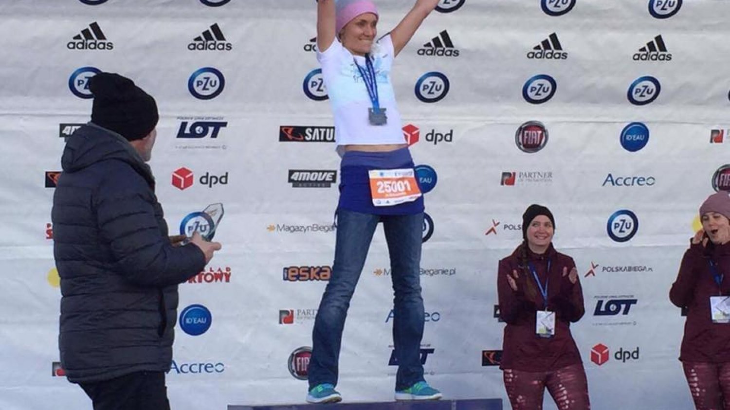 Aleksandra Rzeszutko, 12 PZU Półmaraton Warszawski, 1 miejsce wśród zbiórek #BiegamDobrze