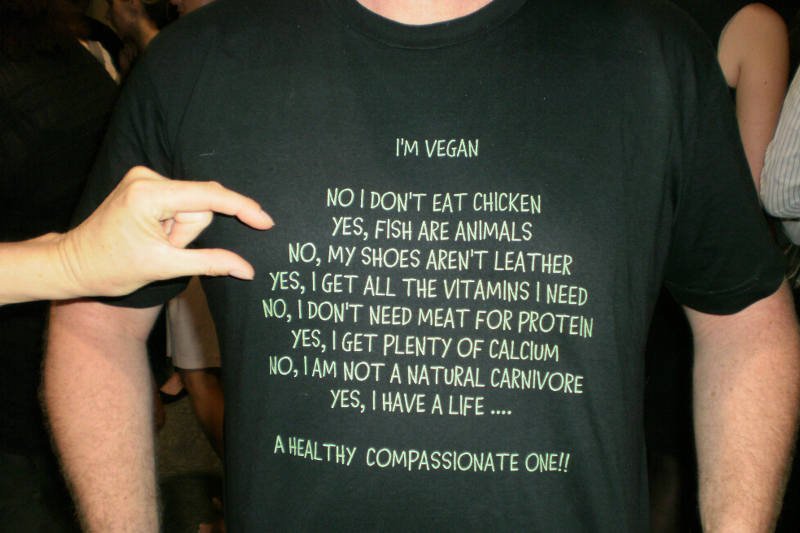 Manifest weganina, który odpowiada na wszelkie zaczepki mięsożerców