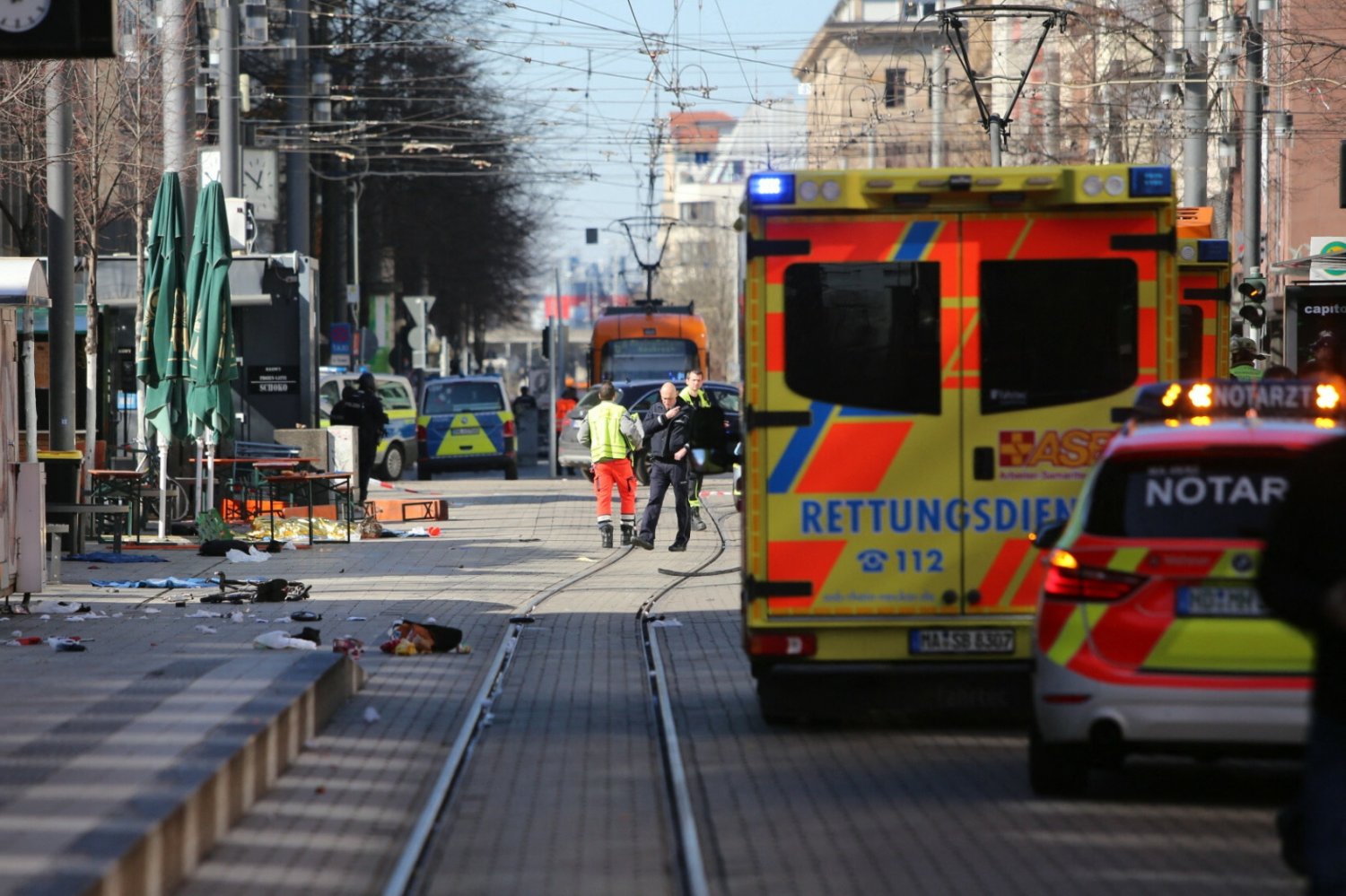 Atak w Niemczech. Tyle widać na dostępnych nagraniach