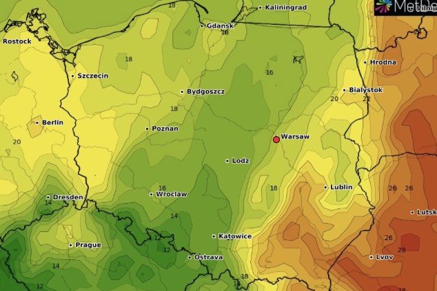 Prognoza pogody na 16 dni