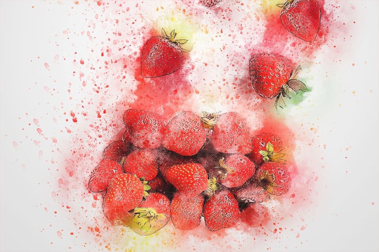 Plamy z truskawek łatwo usunąć.