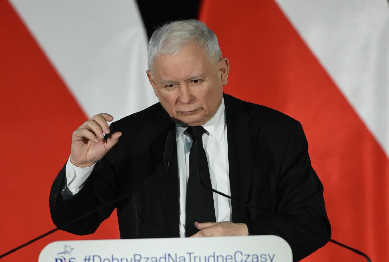 Jarosław Kaczyński W Legnicy. Prezes PiS uderza nie tylko w Niemcy.