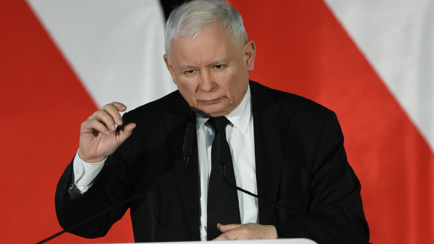 Jarosław Kaczyński W Legnicy. Prezes PiS uderza nie tylko w Niemcy.