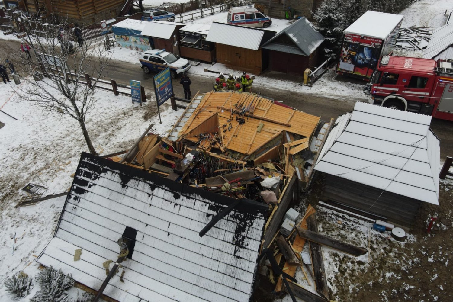 Na Gubałówce doszło do eksplozji. Jedna osoba zostałą ranna.