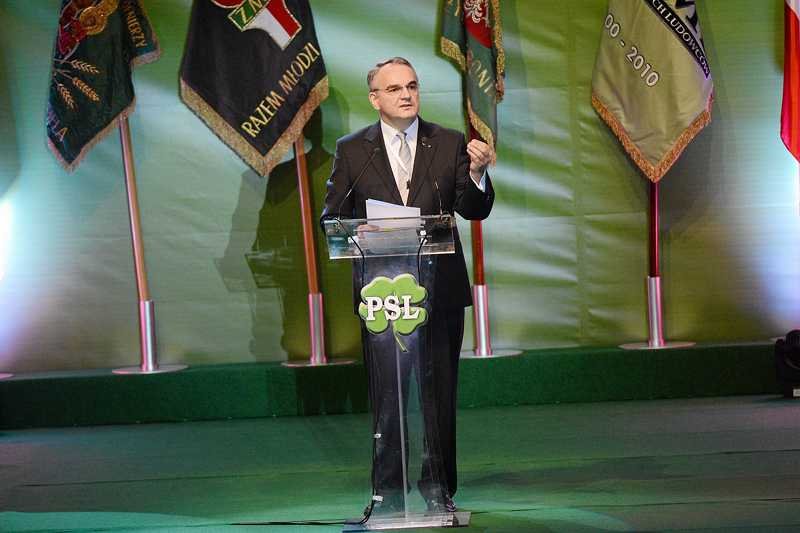 Waldemar Pawlak na zjeździe PSL, listopad 2012