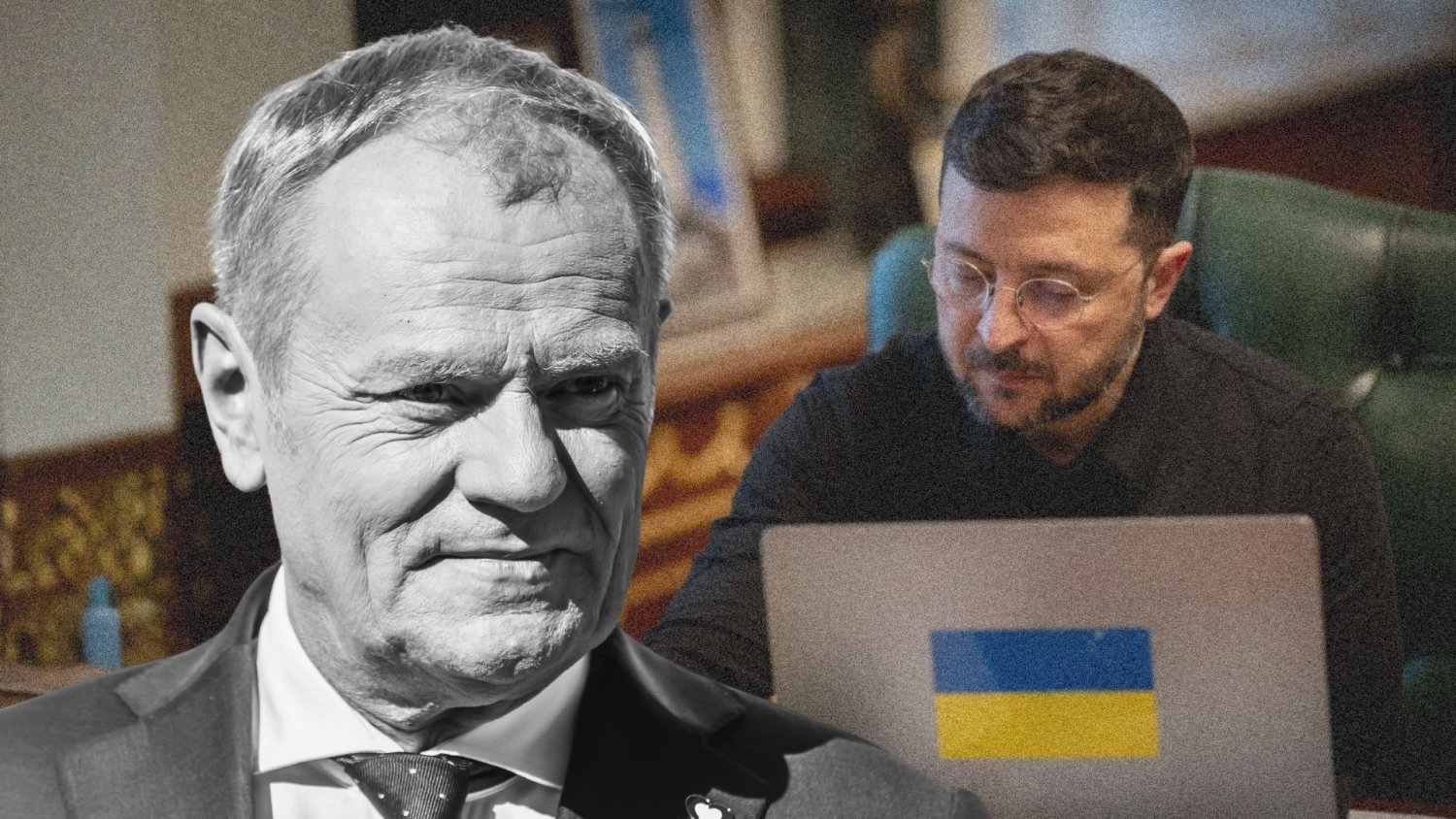 Zełenski po rozmowie z Tuskiem. Na plan Trumpa ich reakcja jest jasna