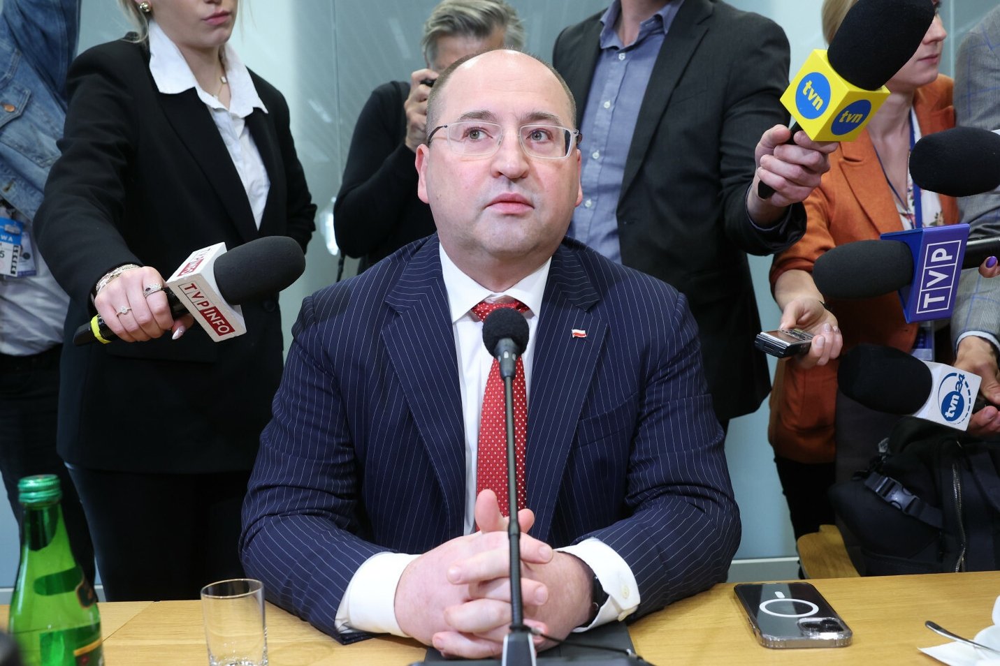 Bielan przed komisją o rozmowie z Kaczyńskim.