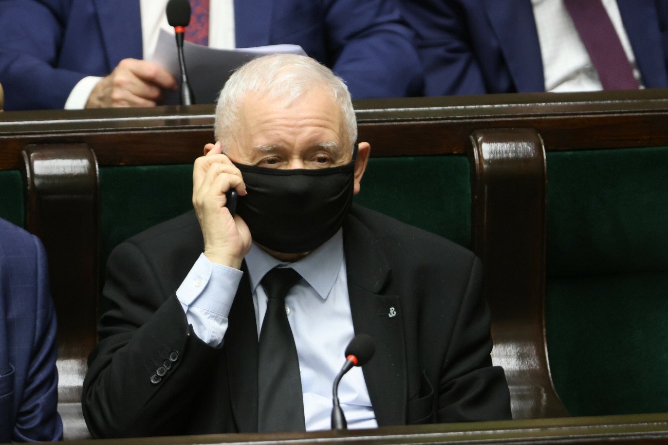 Jarosław Kaczyński zabrał głos ws. afery z Pegasusem.