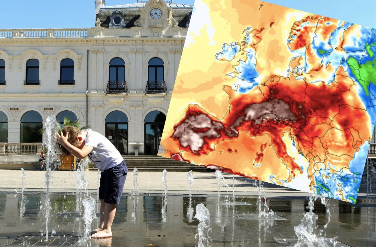 Upały w zachodniej i południowej Europie.
