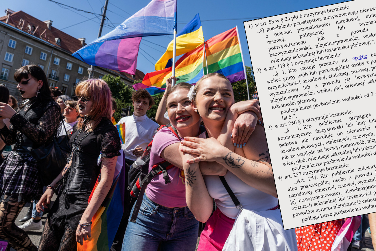 3 lata więzienia za mowę nienawiści wobec LGBT. Nowelizacja kodeksu karnego