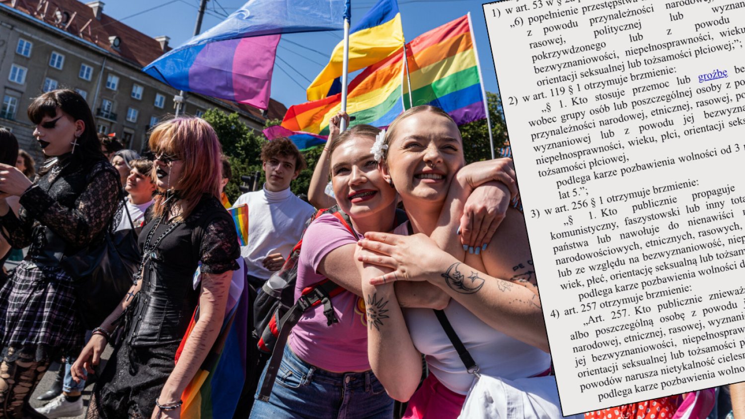 3 lata więzienia za mowę nienawiści wobec LGBT. Nowelizacja kodeksu karnego