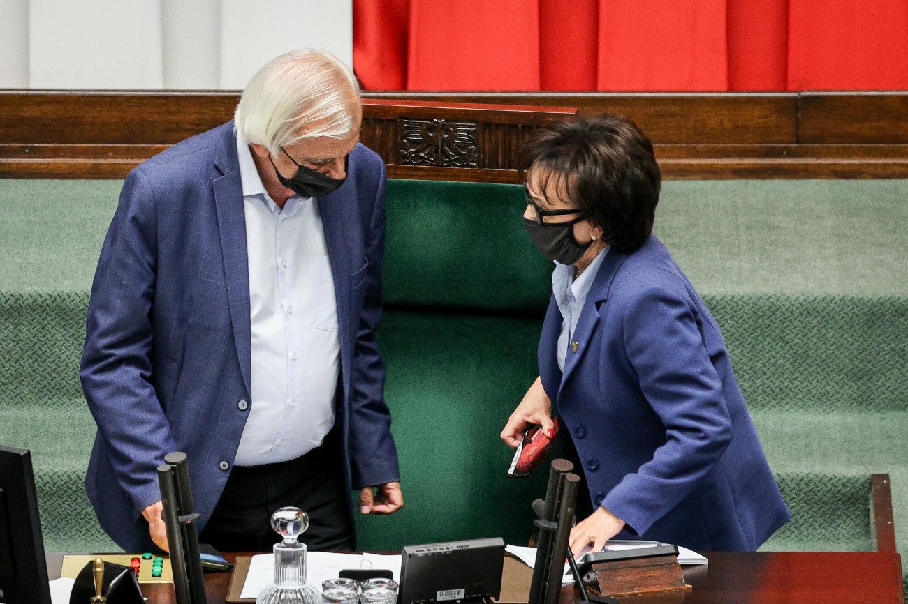 Ryszard Terlecki i Elżbieta Witek