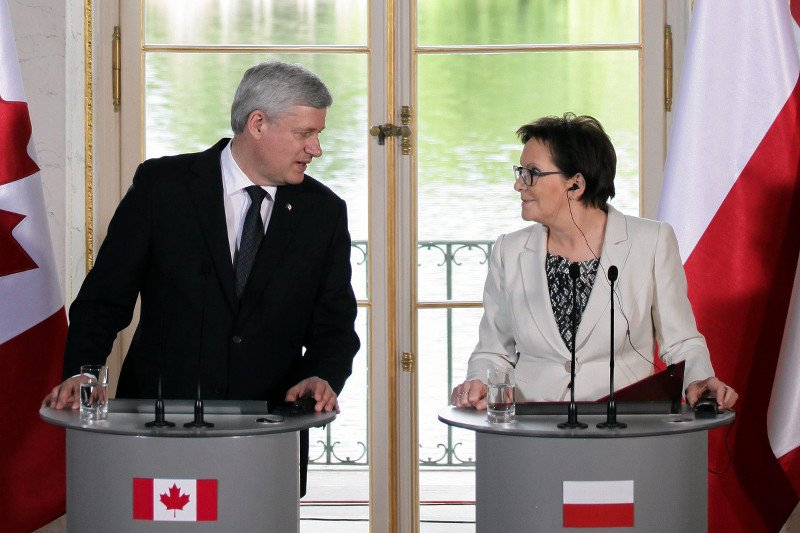 Premier Ewa Kopacz zdradziła tajemnicę Kanadyjczyków