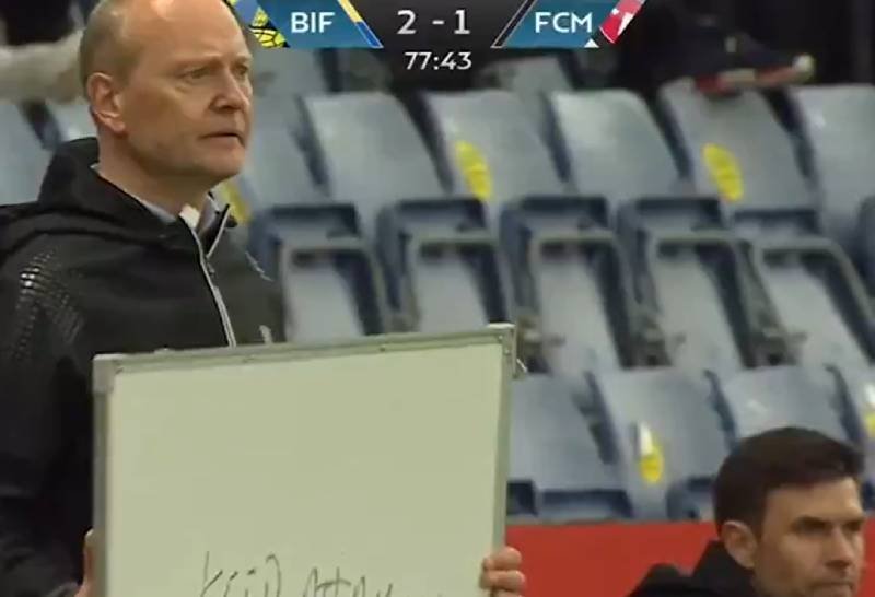 Frederiksen ze swoim poleceniem dla piłkarzy.