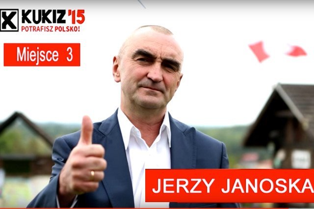 Jerzy Janoska wieszał portrety europosłów na szubienicach. Teraz kandyduje w wyborach do PE.