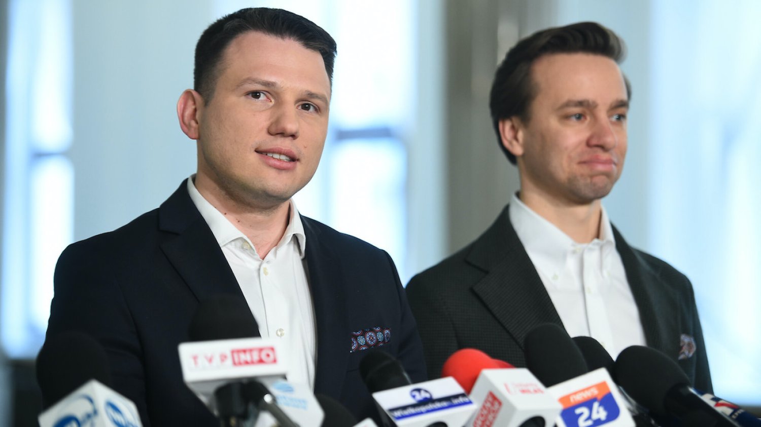 Sławomir Menzten i Krzysztof Bosak. Sławomir Menzten i Krzysztof Bosak.