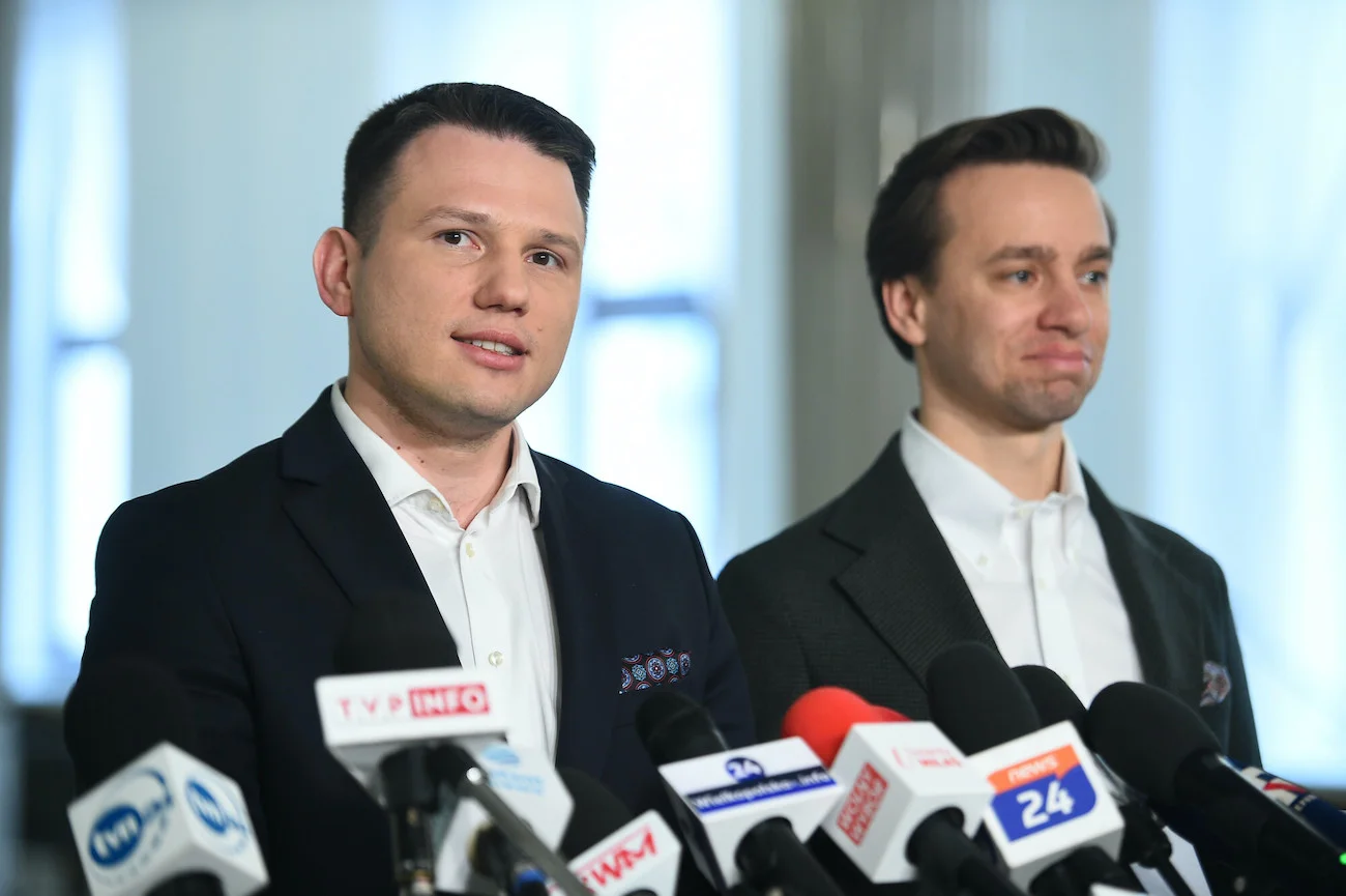 Sławomir Menzten i Krzysztof Bosak.